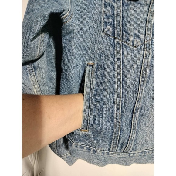 The Gap USA vintage Y2K blue jean jacket coat men XXL-XXXL - Picture 4 of 7